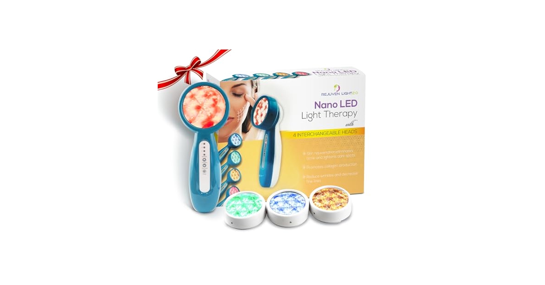 Amazon.com: Rejuven 4-in-1 LED Light Therapy for Face
